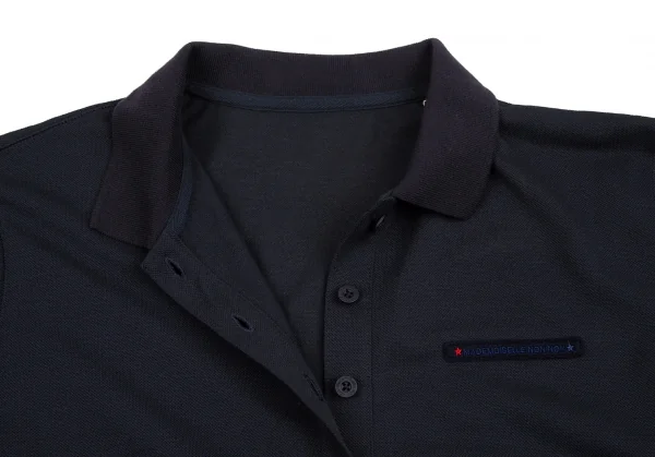 Mademoiselle NON NON Logo Embroidery Polo Shirt K-130658_005