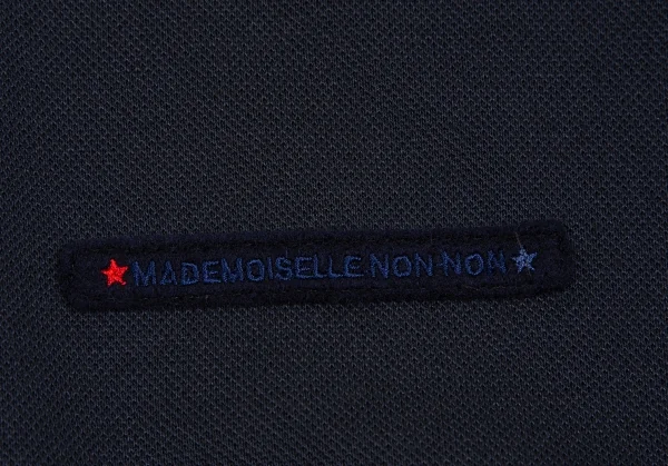 Mademoiselle NON NON Logo Embroidery Polo Shirt K-130658_007
