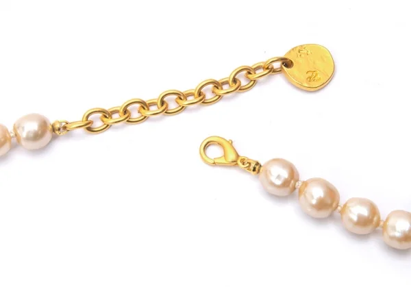 カールラガーフェルドKARL LAGERFELD パールネックレス ゴールド K-130667_004