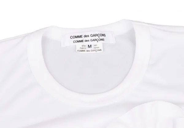 COMME des GARCONS Poly Front Frill Decoration Long T Shirt K-130671_004
