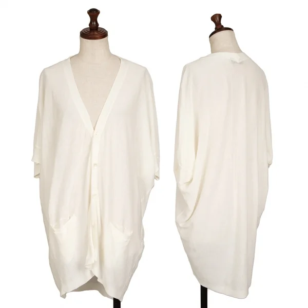zucca Cotton Dolman Sleeve Cardigan White M K-130677_001