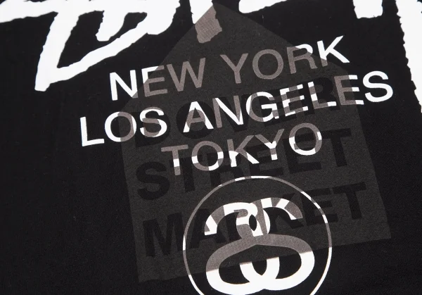 STUSSY×DOVER STREET MARKET World Tour Print T Shirt K-130679_007