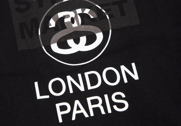 STUSSY×DOVER STREET MARKET World Tour Print T Shirt K-130679_008