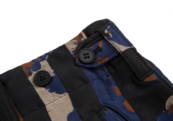 Y-3 Poly Nylon Zip Design Camouflage Jacquard Pants K-130682_004