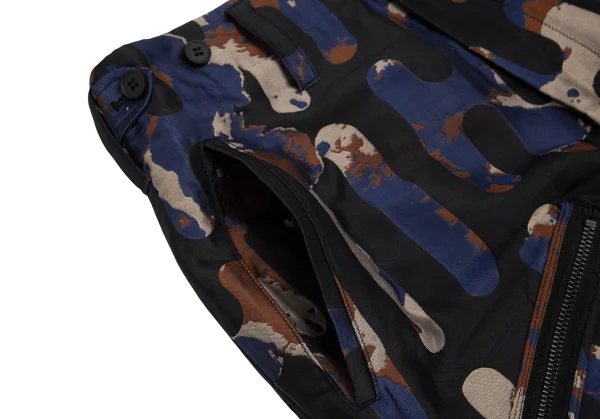 Y-3 Poly Nylon Zip Design Camouflage Jacquard Pants K-130682_005