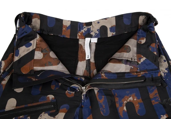 Y-3 Poly Nylon Zip Design Camouflage Jacquard Pants K-130682_007