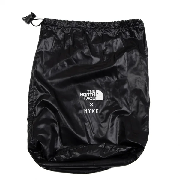 新品!ザノースフェイス×ハイクTHE NORTH ACE×HYKE ナイロンライトダウンケープ 黒F K-130683_015