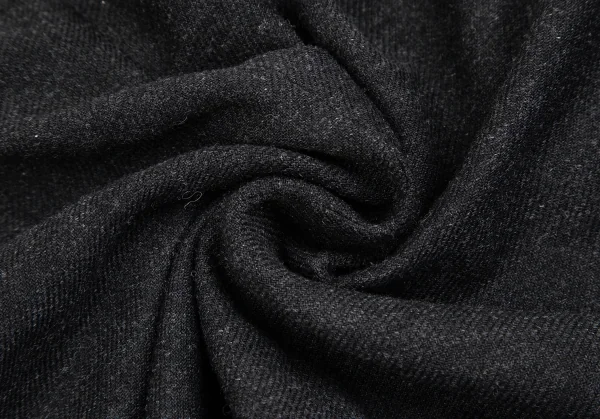 エンポリオアルマーニEMPORIO ARMANI ポリウールフラップポケットワンピース チャコール38 K-130701_011