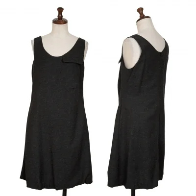 EMPORIO ARMANI Poly Wool Sleeveless Dress