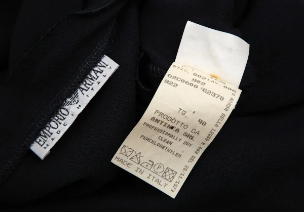 EMPORIO ARMANI See-through Rayon Cachecoeur Top K-130705_014