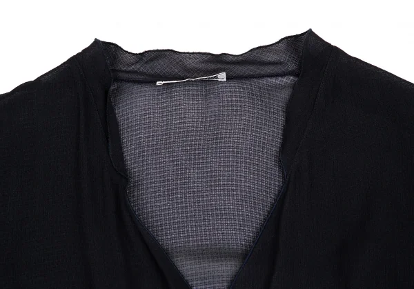 EMPORIO ARMANI See-through Rayon Cachecoeur Top K-130705_003