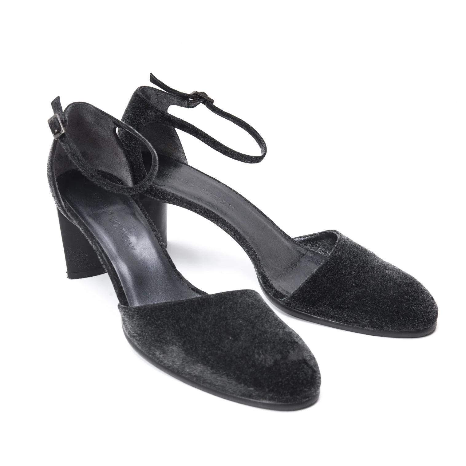 極美品✨EMPORIO ARMANI パンプス ハイヒール エナメル 黒 23
