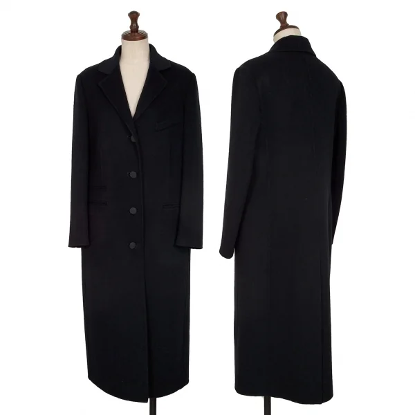 2025年レディースファッション福袋特集 エンポリオアルマーニEMPORIO ARMANI 紺36 カシミヤロングコート ジャケット・アウター