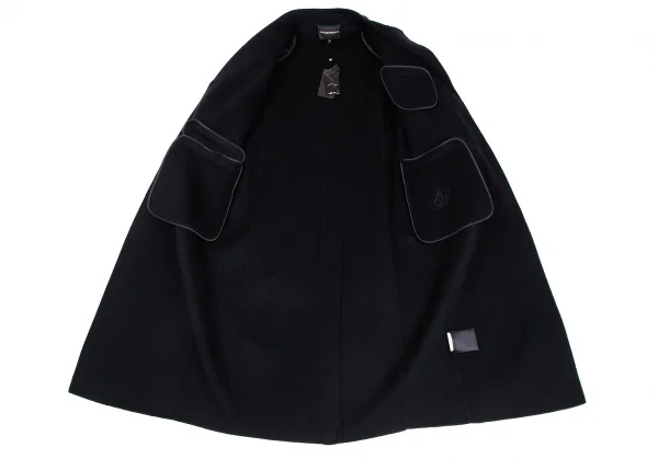 EMPORIO ARMANI ウールスタンドカラーコート48エンポリオ
