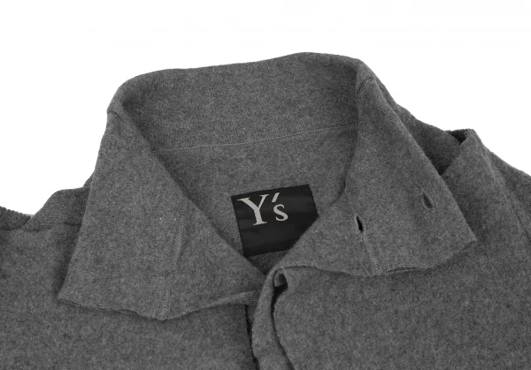 Y's Knit Layered Design Jacket K-130765_005