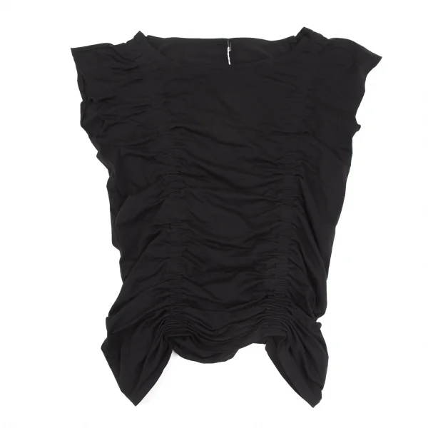 SENSOUNICO Cotton Gather Sleeveless Shirt K-130801_002