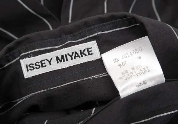 ISSEY MIYAKE Stripe Cotton Long Sleeve Shirt K-130811_016