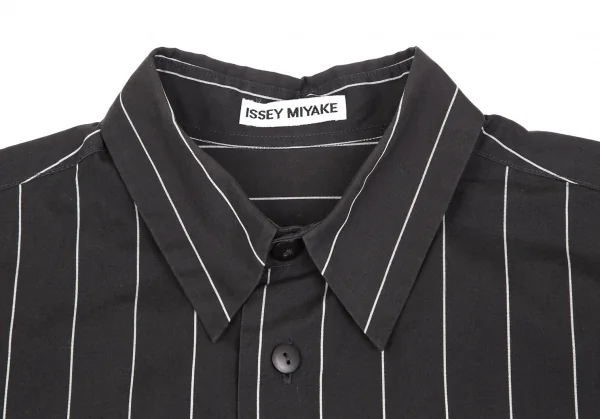ISSEY MIYAKE Stripe Cotton Long Sleeve Shirt K-130811_004
