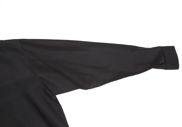 ISSEY MIYAKE Silk Wool Double Long Sleeve Shirt K-130813_007