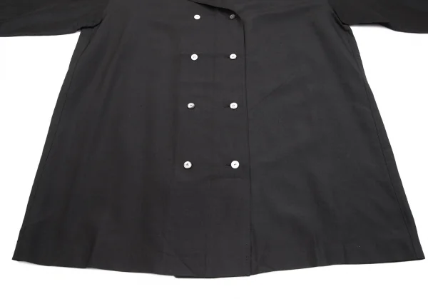 ISSEY MIYAKE Silk Wool Double Long Sleeve Shirt K-130813_009