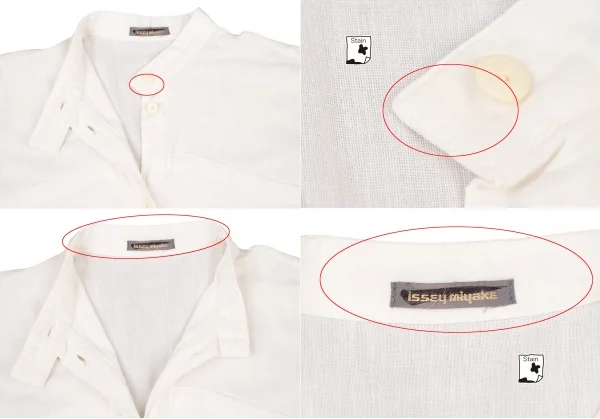 ISSEY MIYAKE Cotton Gauze Pocket Design Shirt K-130816_008