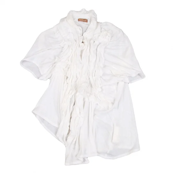 tricot COMME des GARCONS Dyed Frill Short Sleeves Cardigan K-130822_002