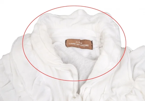 tricot COMME des GARCONS Dyed Frill Short Sleeves Cardigan K-130822_004