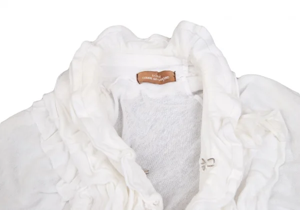 tricot COMME des GARCONS Dyed Frill Short Sleeves Cardigan K-130822_006