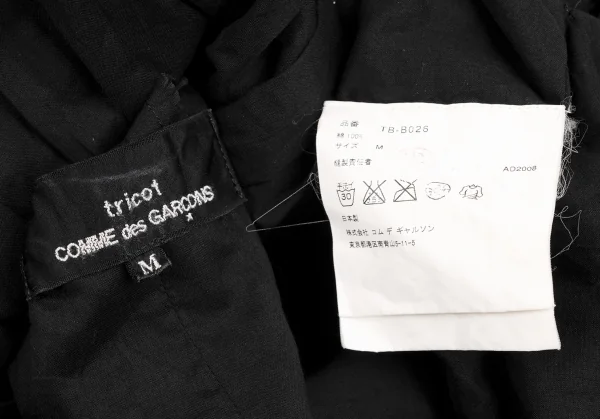 tricot COMME des GARCONS Folded Design Pleats Blouse K-130823_016