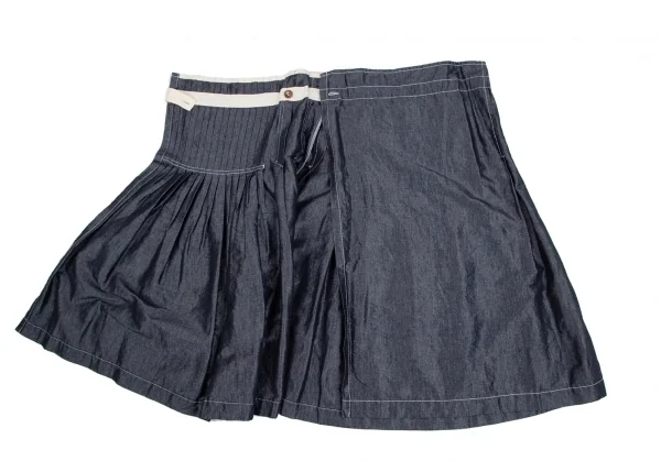 tricot COMME des GARCONS Washed Pleats Wrap Skirt K-130828_007
