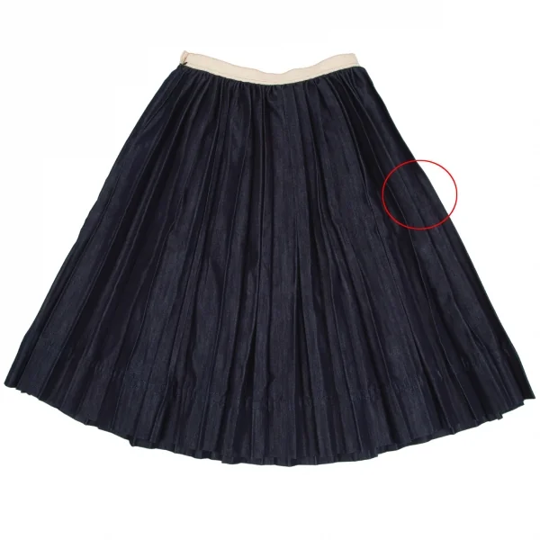 tricot COMME des GARCONS Waist Taping Pleats Skirt K-130829_010
