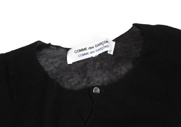COMME des GARCONS Twisted Asymmetry Wool Cardigan K-130835_003