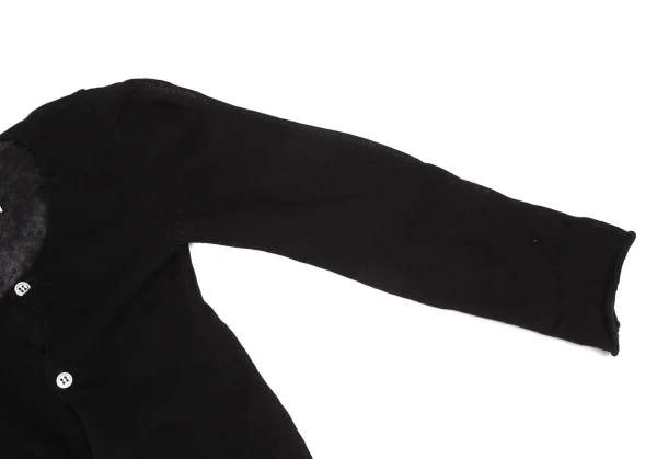 COMME des GARCONS Twisted Asymmetry Wool Cardigan K-130835_005