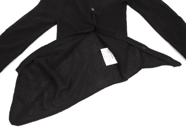 COMME des GARCONS Twisted Asymmetry Wool Cardigan K-130835_008