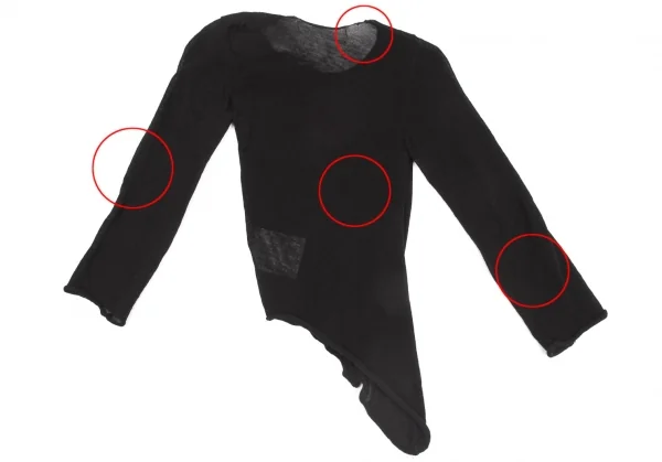 COMME des GARCONS Twisted Asymmetry Wool Cardigan K-130835_009