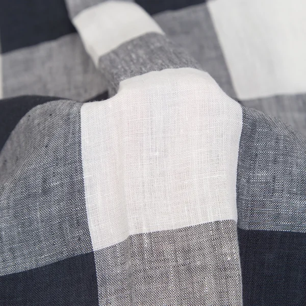 MARGARET HOWELL Linen Check Short Sleeve Shirt K-130839_009