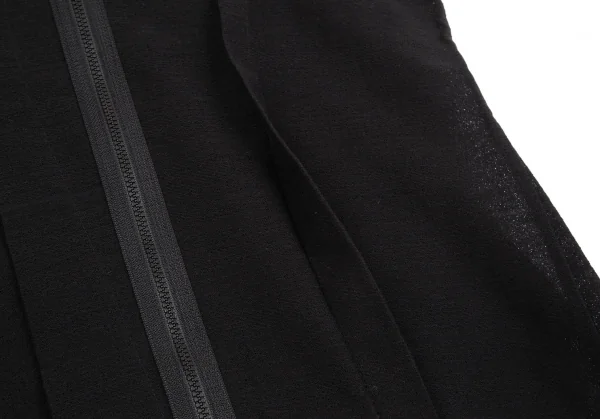 ヨウジヤマモト ファムYohji Yamamoto FEMME ランダムタックバックジップノースリーブトップス 黒2 K-130855_010