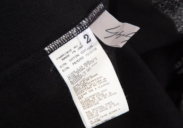 ヨウジヤマモト ファムYohji Yamamoto FEMME ランダムタックバックジップノースリーブトップス 黒2 K-130855_013