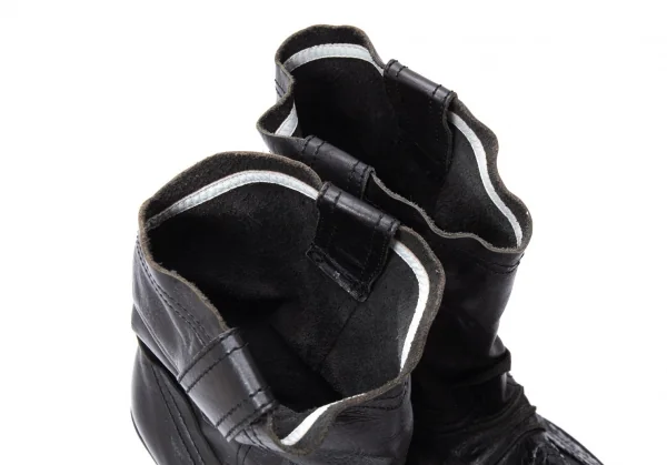 ジュンヤワタナベマンピンク コムデギャルソンJUNYA WATANABE MAN PINK COMME des GARCONS レザー切替ミドル丈ウエスタンブーツ 黒M(24cm位) K-130866_010
