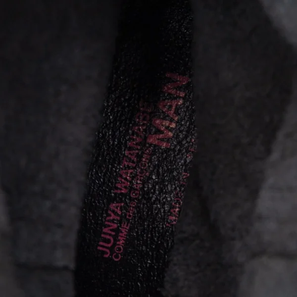ジュンヤワタナベマンピンク コムデギャルソンJUNYA WATANABE MAN PINK COMME des GARCONS レザー切替ミドル丈ウエスタンブーツ 黒M(24cm位) K-130866_012
