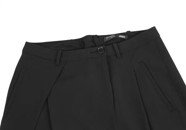 センソユニコ ジェイエヌビーワイJNBY ポリハーフサルエルパンツ 黒M K-130871_003