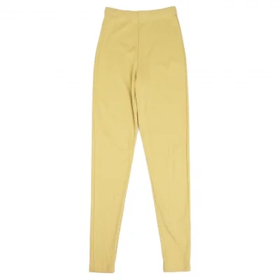 ISSEY MIYAKE Rib Cotton Leggings