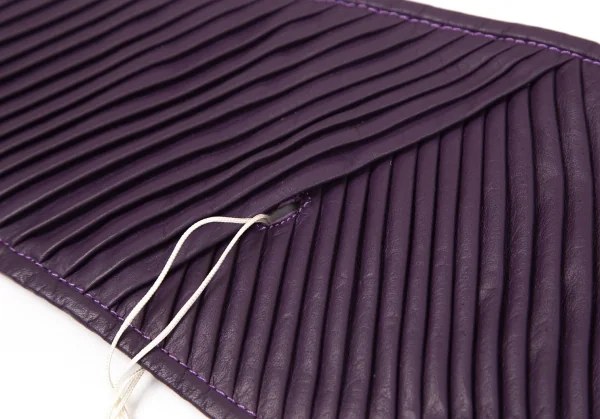 ISSEY MIYAKE Pleats Switching Leather Belt K-130922_004