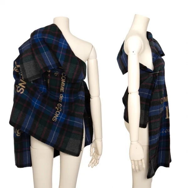 COMME des GARCONS Printed Check Harf Sleeve Jacket K-130926_002