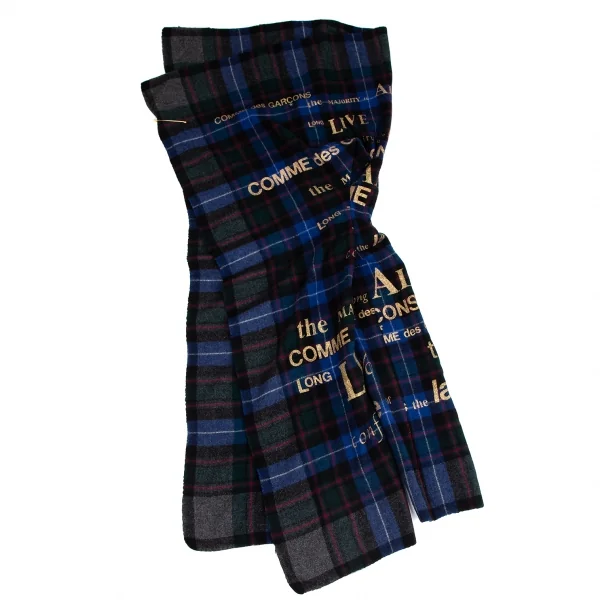 COMME des GARCONS Printed Check Harf Sleeve Jacket K-130926_003