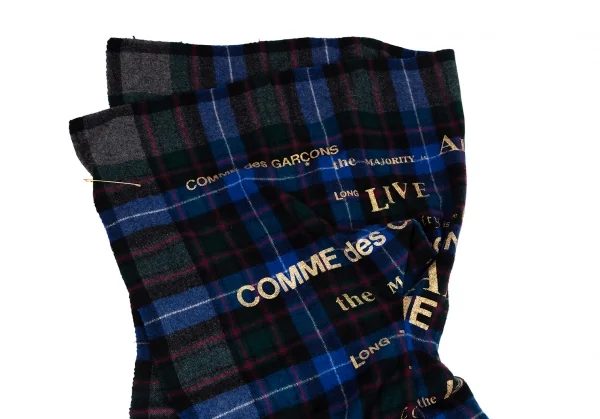 COMME des GARCONS Printed Check Harf Sleeve Jacket K-130926_004