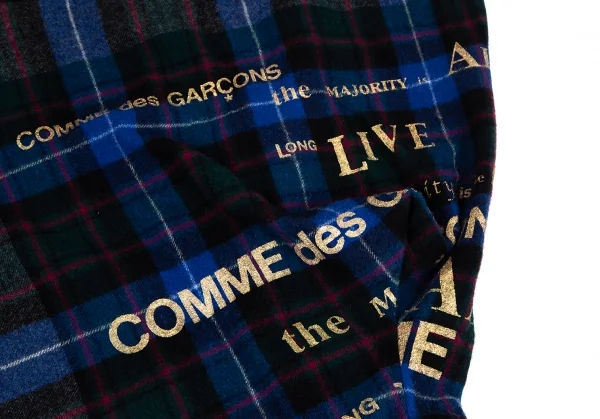 COMME des GARCONS Printed Check Harf Sleeve Jacket K-130926_006