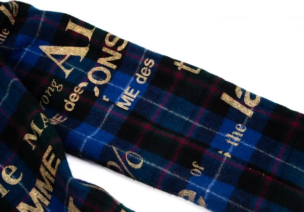 COMME des GARCONS Printed Check Harf Sleeve Jacket K-130926_008