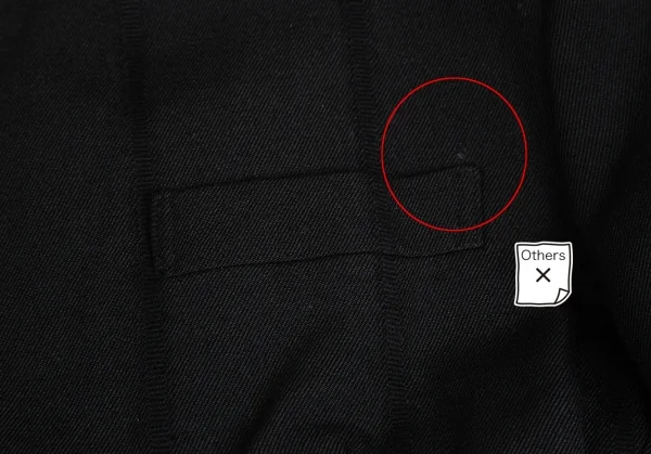 コムデギャルソンCOMME des GARCONS薔薇刺繍ネット切替デザインジャケット 黒M K-130927_006