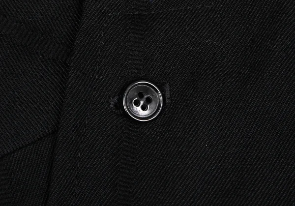 コムデギャルソンCOMME des GARCONS薔薇刺繍ネット切替デザインジャケット 黒M K-130927_007